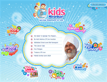 Tablet Screenshot of kids.nirankari.org